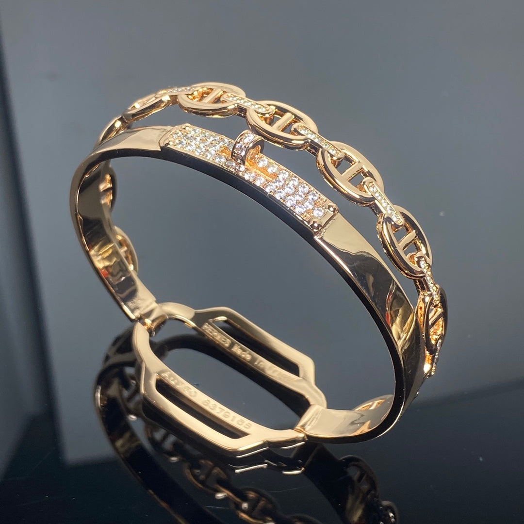 Hermes Double layer Bangle