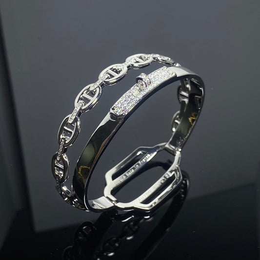 Hermes Double layer Bangle