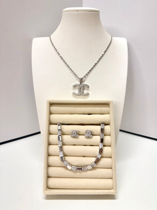 Chanel CC Jewelry Set