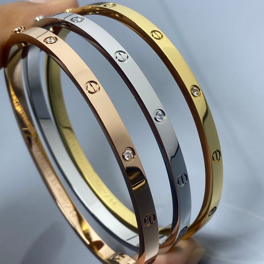 Cartier Love Bracelet + Ring Set | Less diamonds