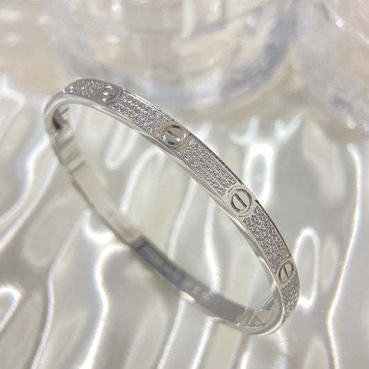 Cartier Love Bracelet + Ring Set | Full diamonds