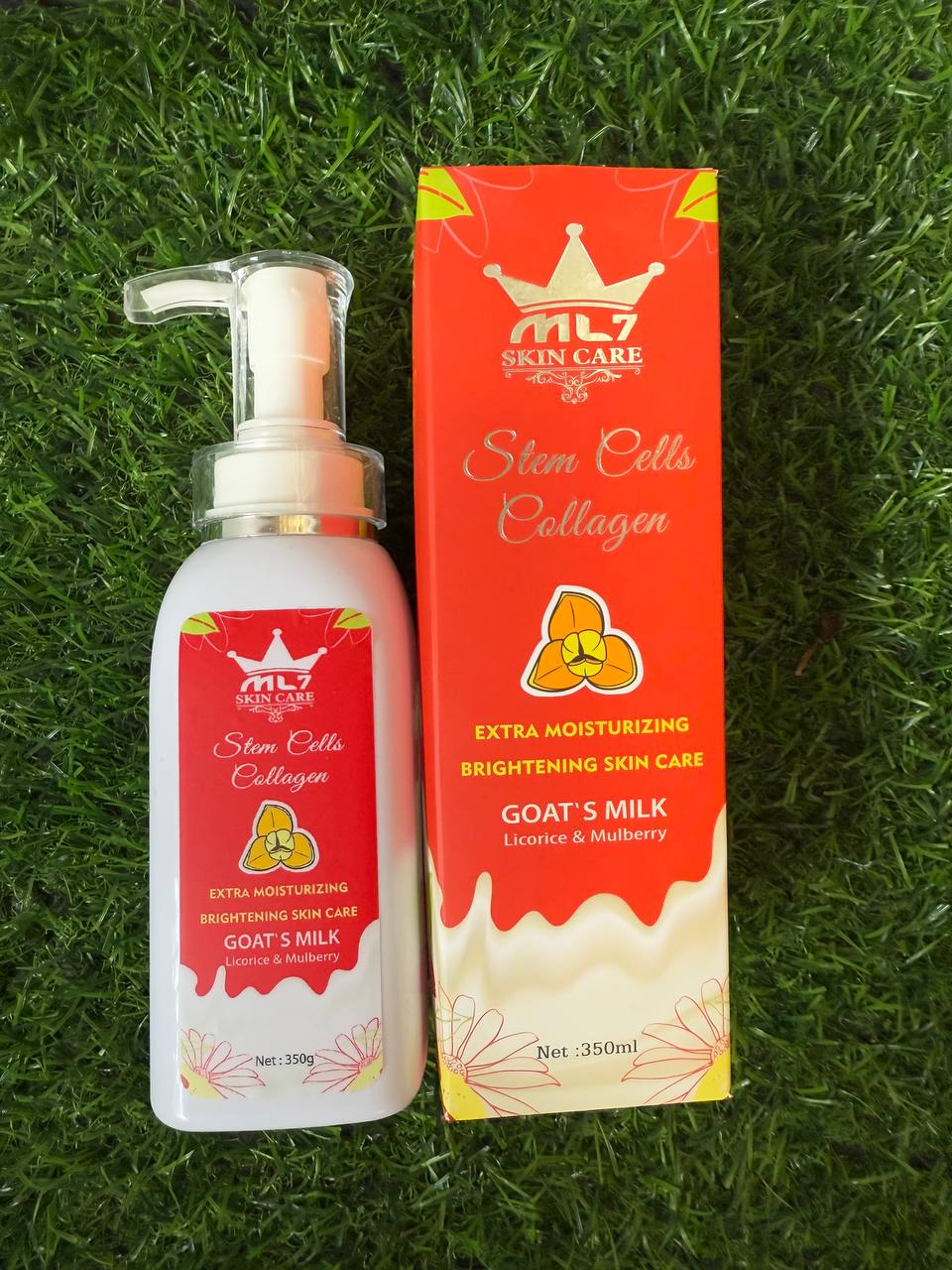 ML7 Stem Cell Collagen Goat Milk Body Shower Cream