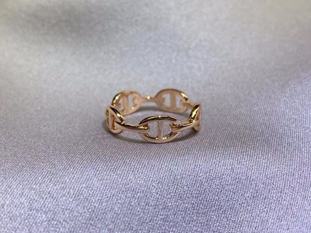 Hermes Pig Nose Bangle + Ring Set