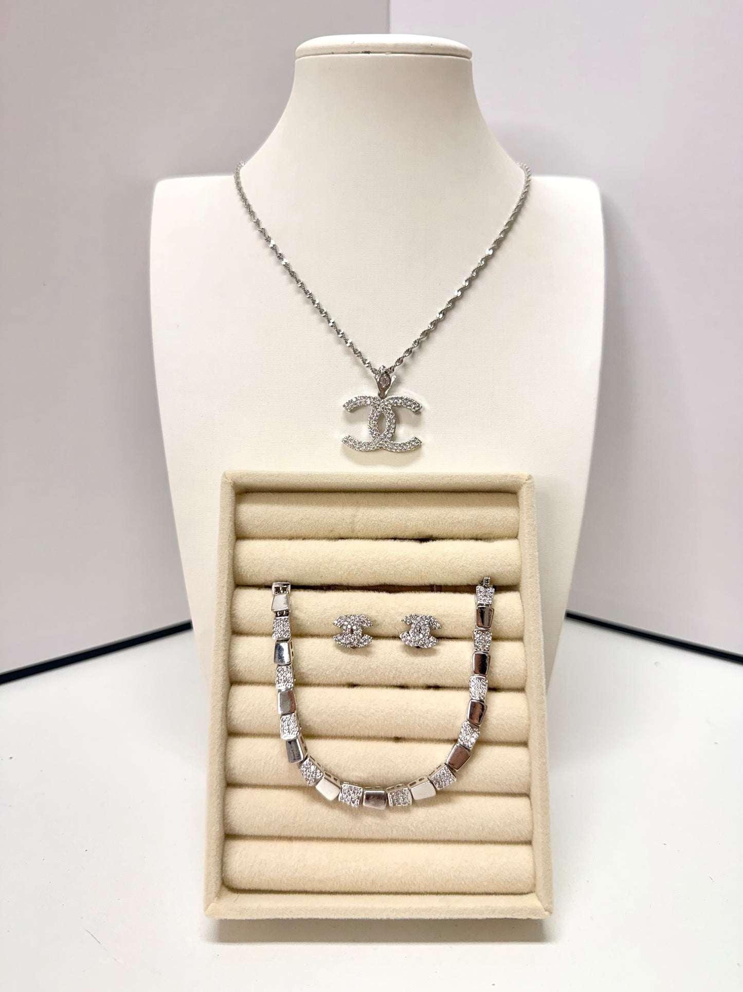 Chanel CC Jewelry Set