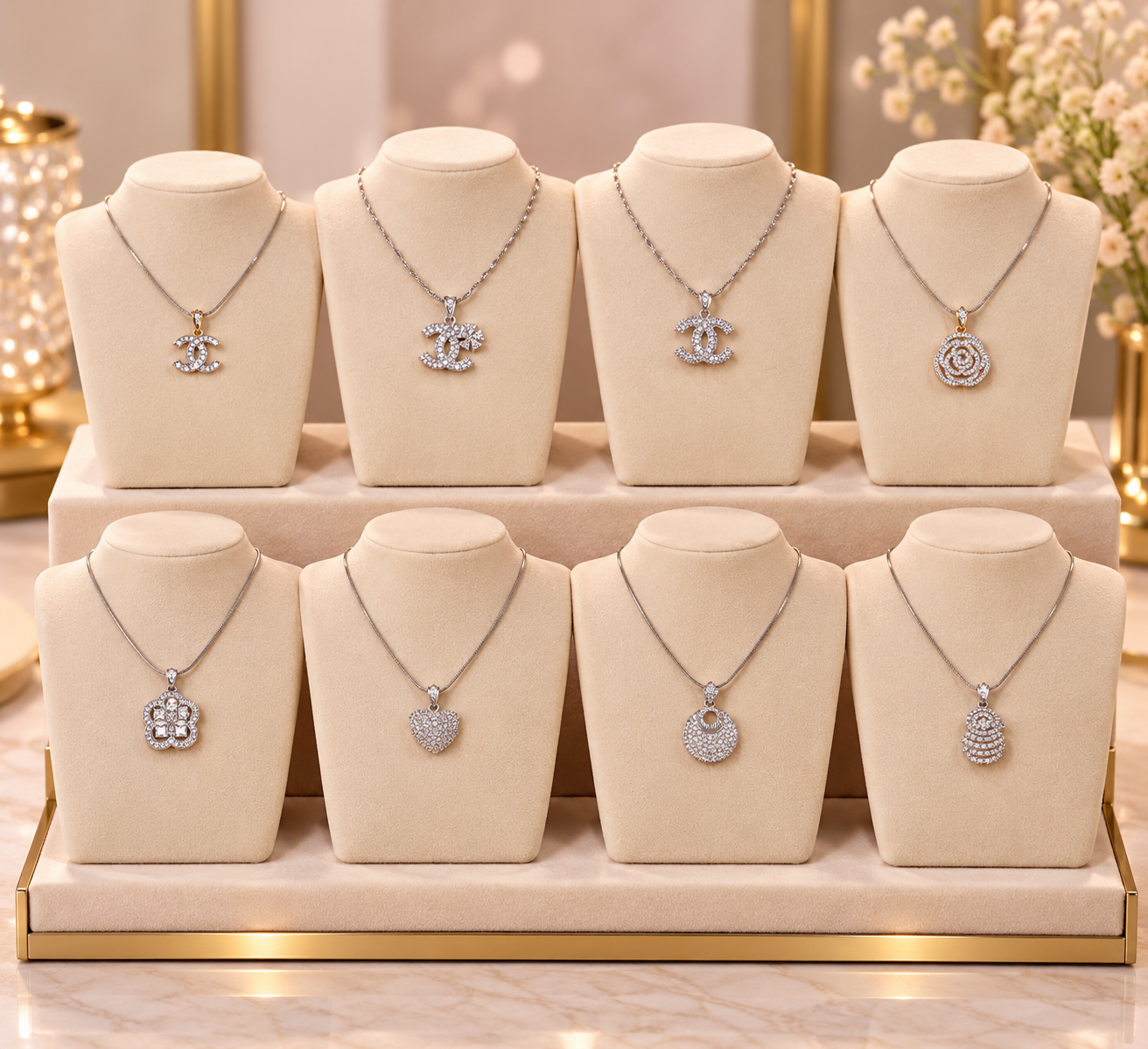 Small Silver Necklaces | Buy 3 free 1