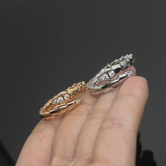 Bvlgari Serpenti Set | Bangle + Ring + Earrings