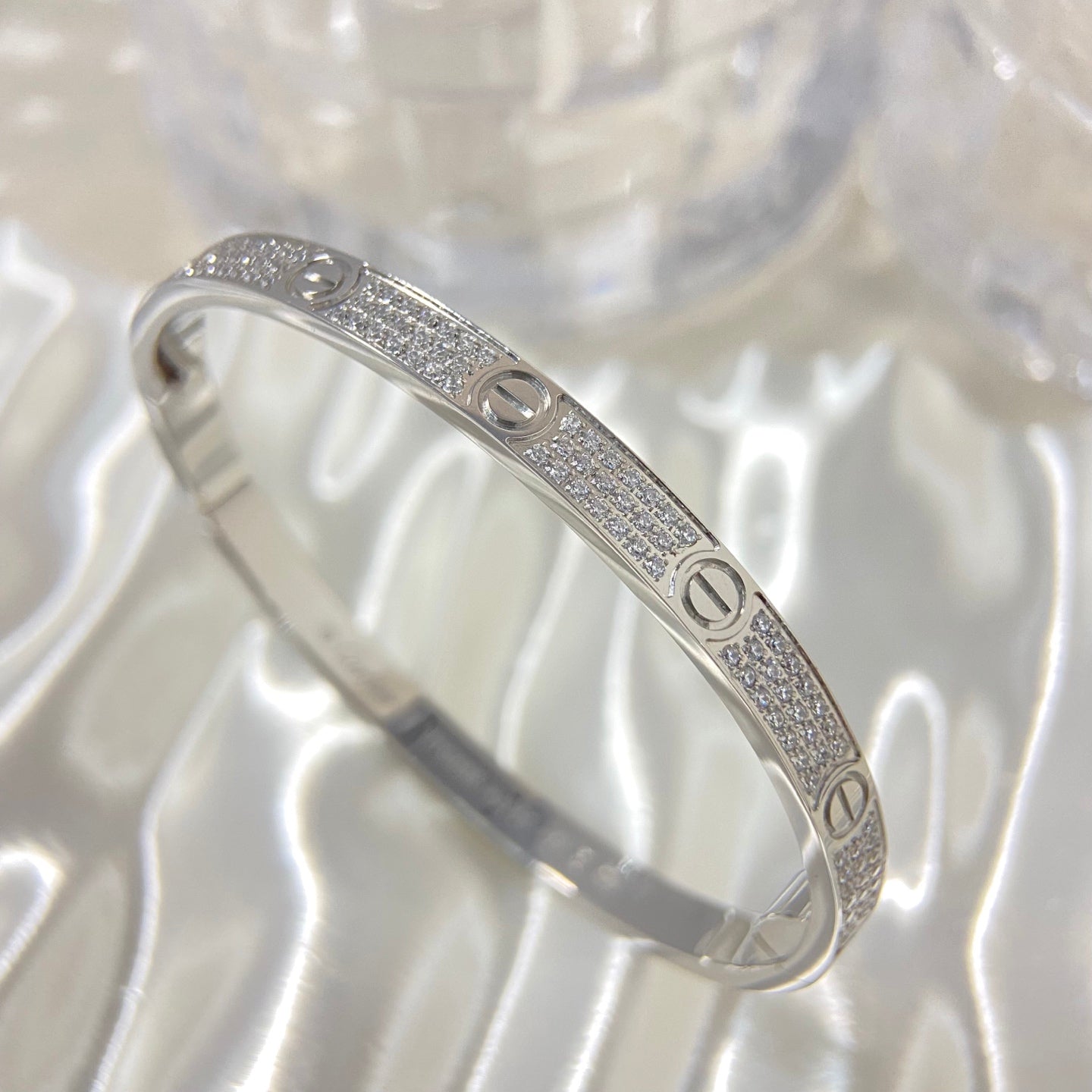 Cartier Love Bracelet + Ring Set | Full diamonds