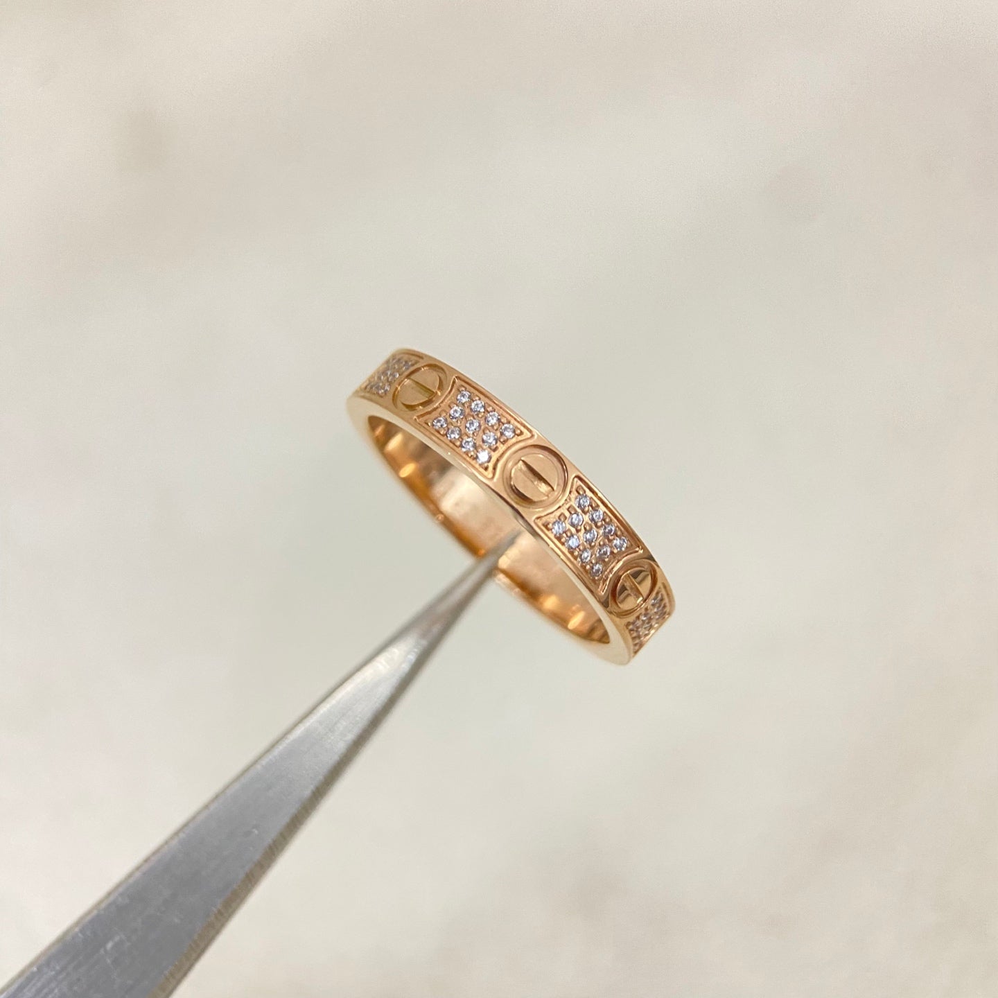 Cartier Love Bracelet + Ring Set | Full diamonds