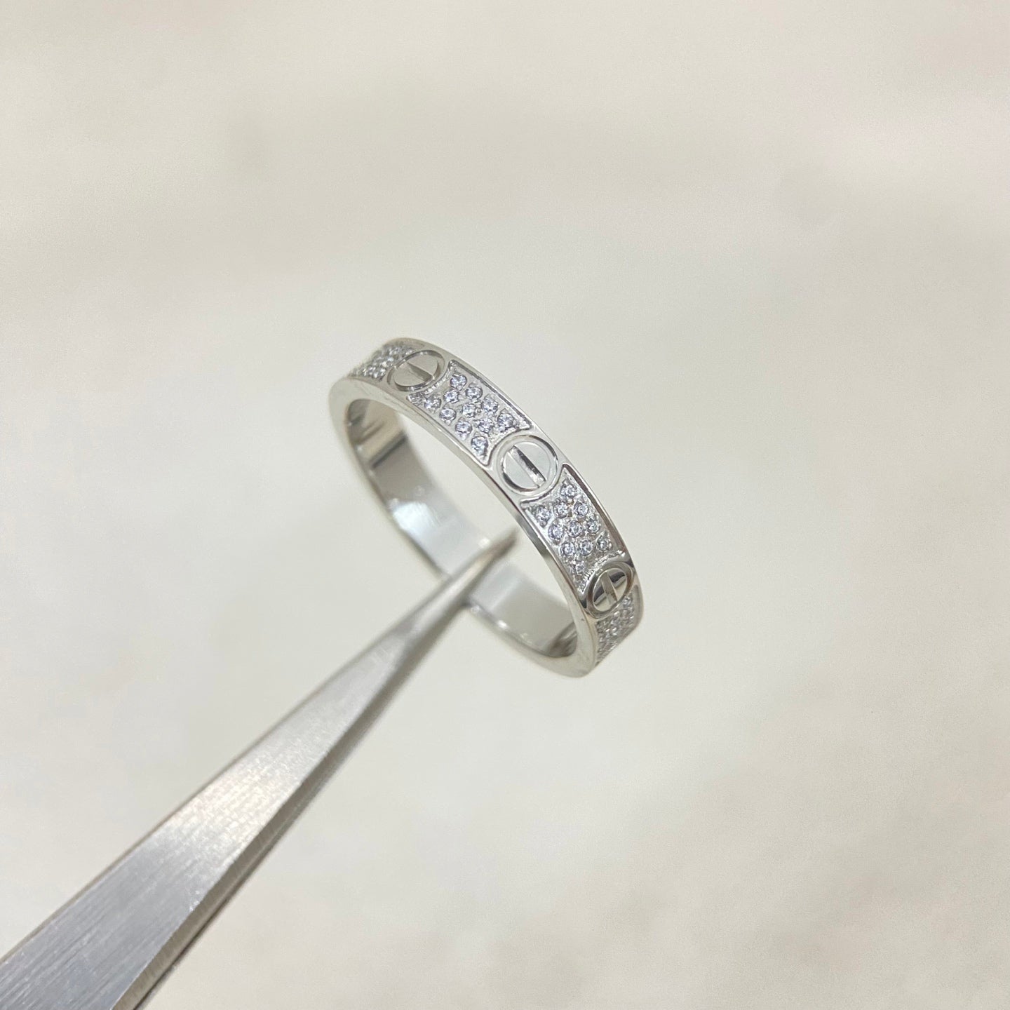 Cartier Love Bracelet + Ring Set | Full diamonds