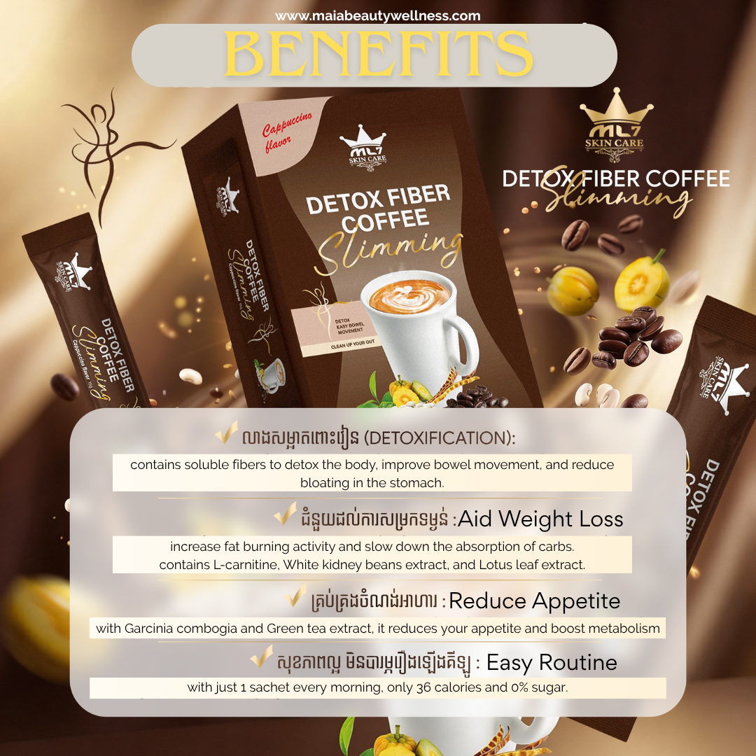 Detox Fiber Coffee Slimming | Cappuccino