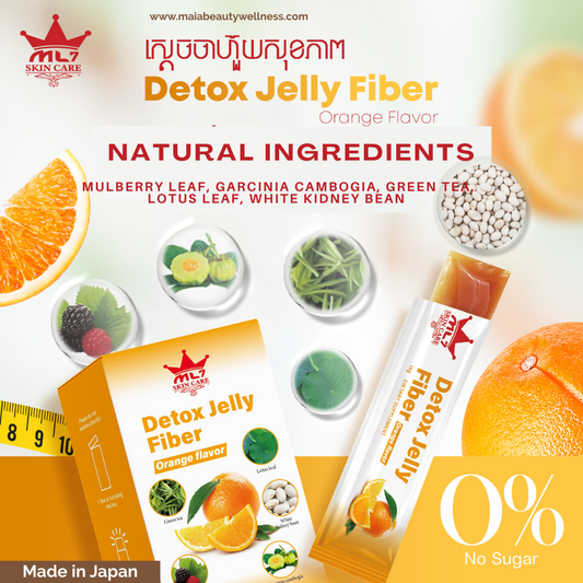 Detox Fiber Jelly Fat Burner | Orange Flavor