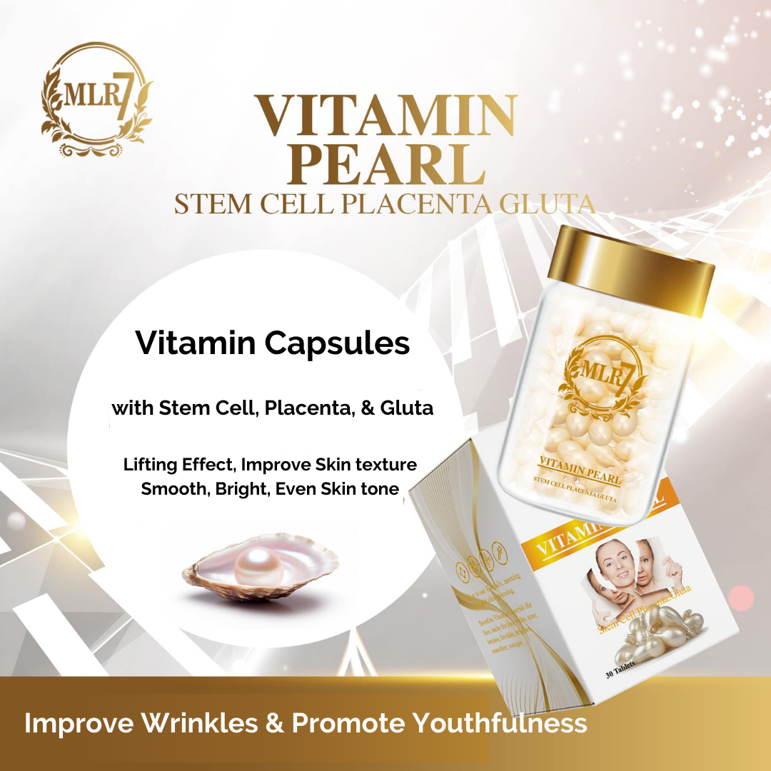 Vitamin Pearl Capsules | Stem Cell Placenta Gluta