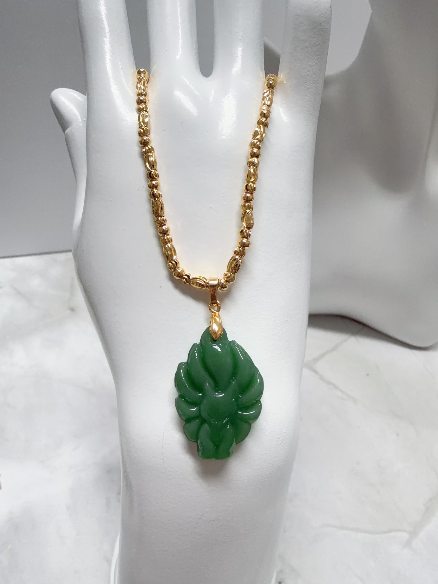 Fox Quartz Pendant Necklace