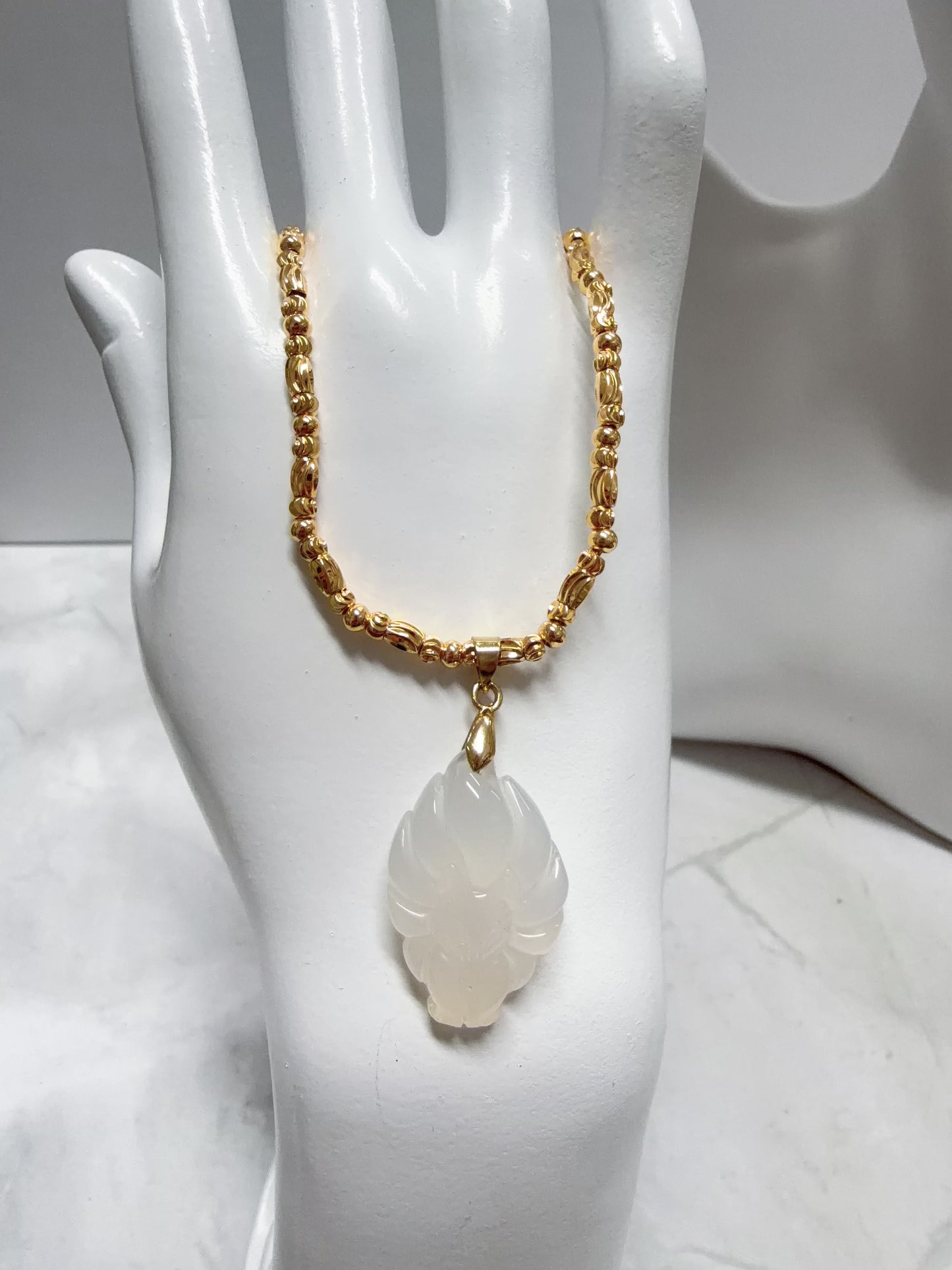 Fox Quartz Pendant Necklace