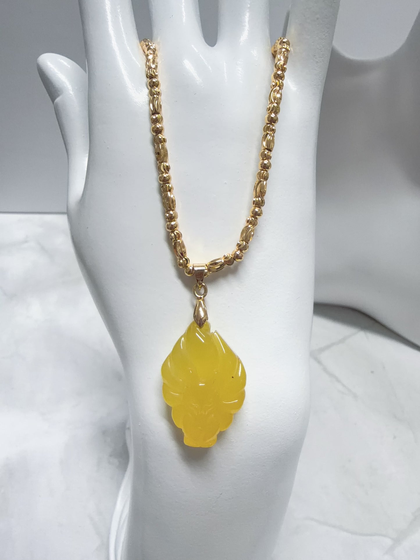 Fox Quartz Pendant Necklace