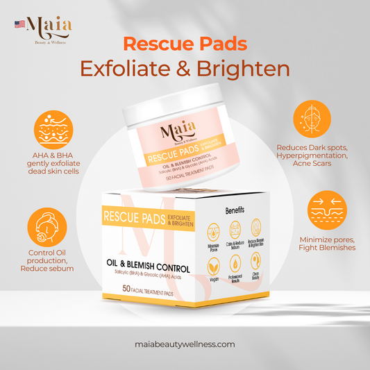 Rescue Pads | AHA & BHA Exfoliate and Brighten